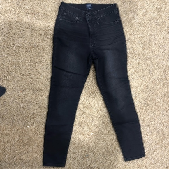 J. Crew Denim - J Crew 9” High-rise skinny size 28 black jeans